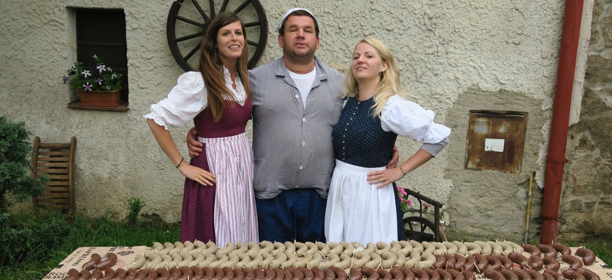 Mistr řezník při práci